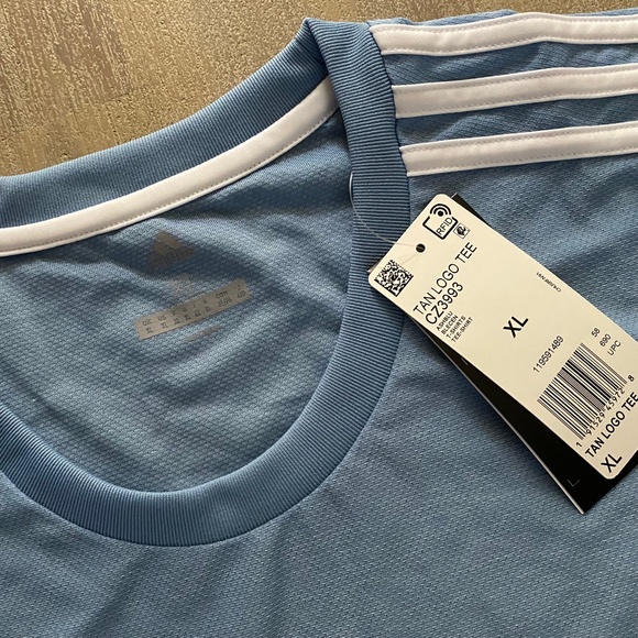 ADIDAS TANGO LOGO SOCCER JERSEY T SHIRT - Picture 4 of 5